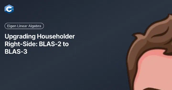 Upgrading Householder Right-Side: BLAS-2 to BLAS-3