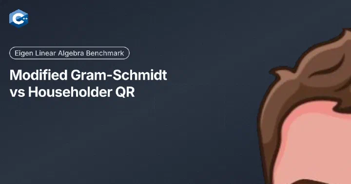 Modified Gram-Schmidt vs Householder QR