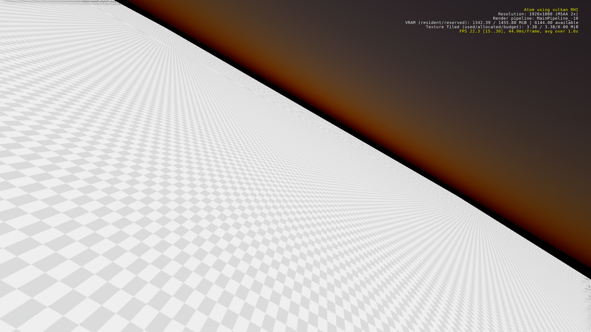 O3DE rendering a ground plane from a camera spawned programmatically inside a headless Docker container